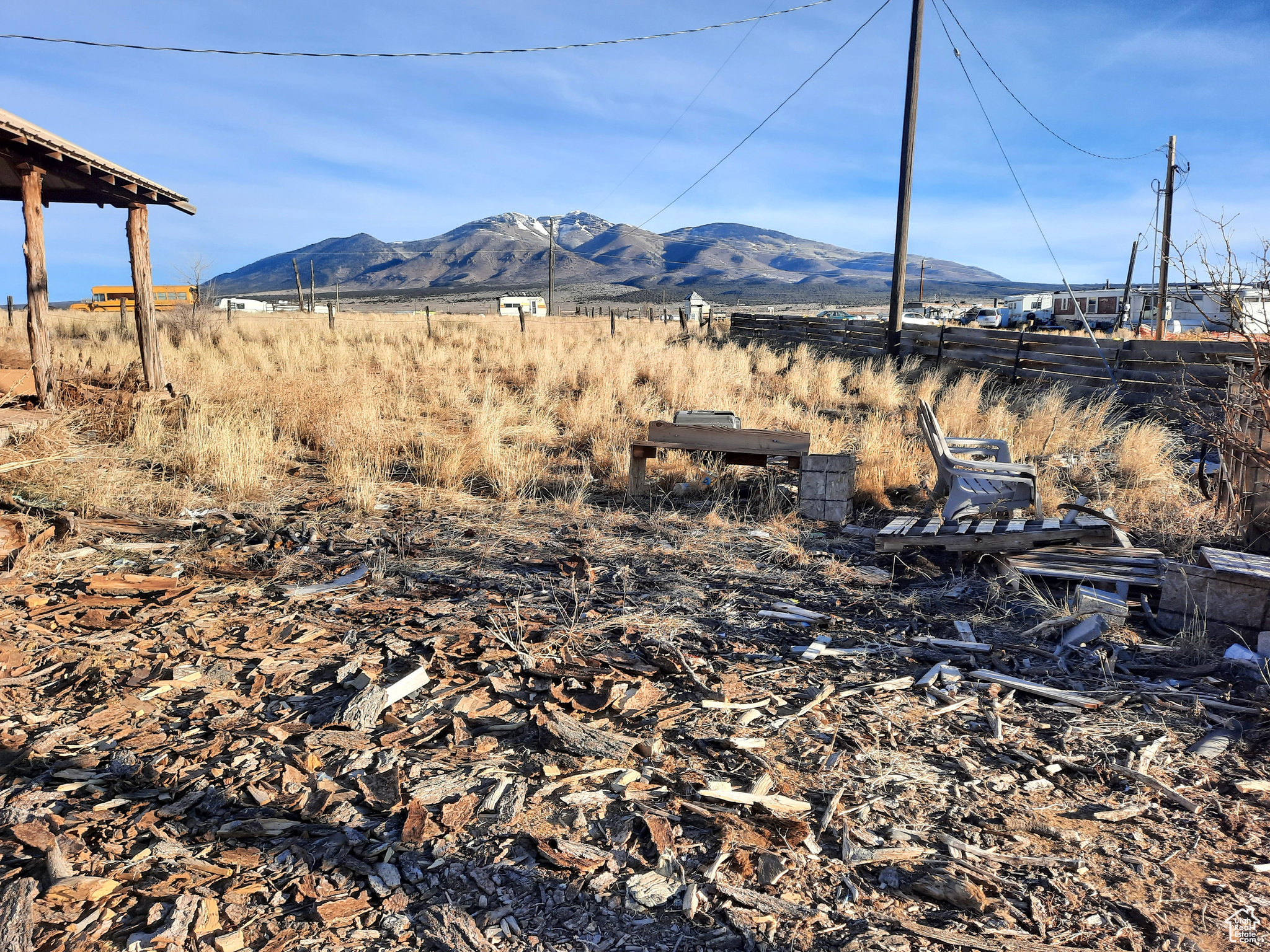 Property view of mountains featuring a rural view