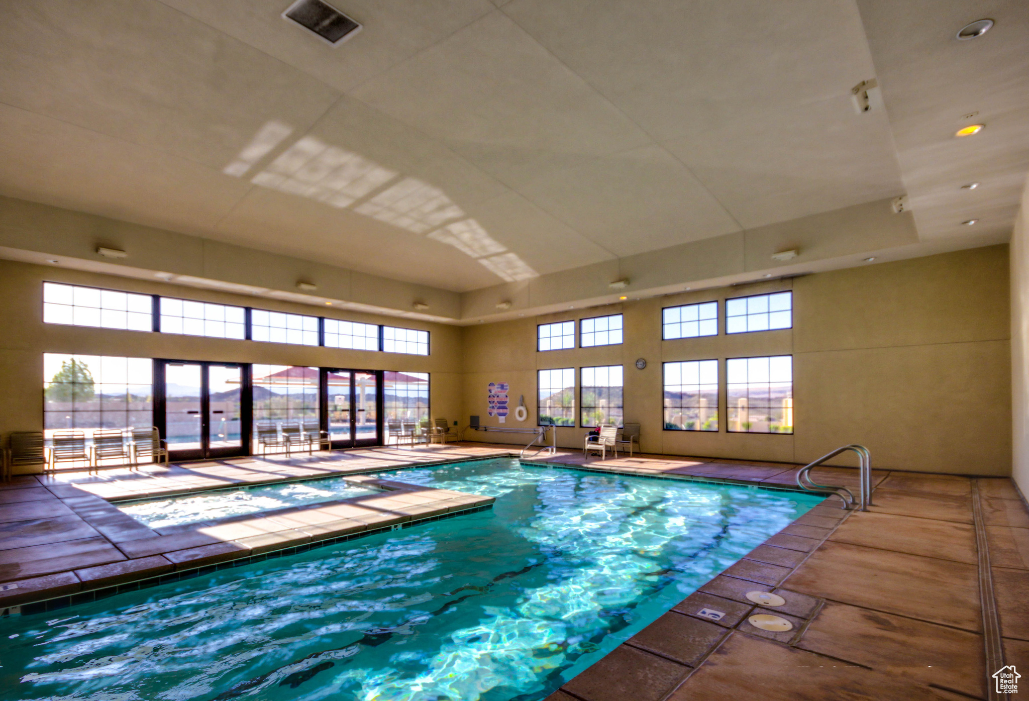 View of community indoor swimming pool