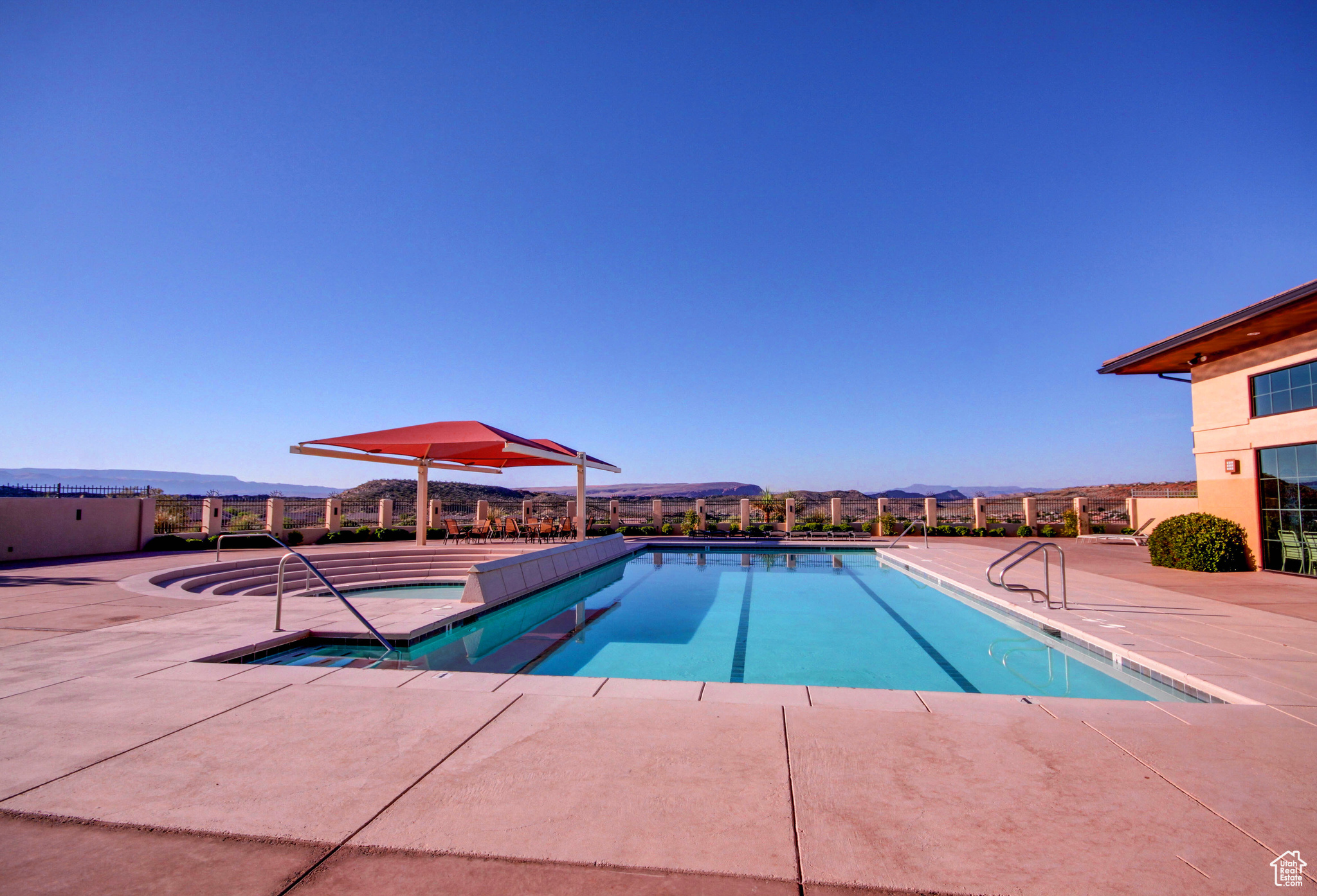 View of community outdoor pool