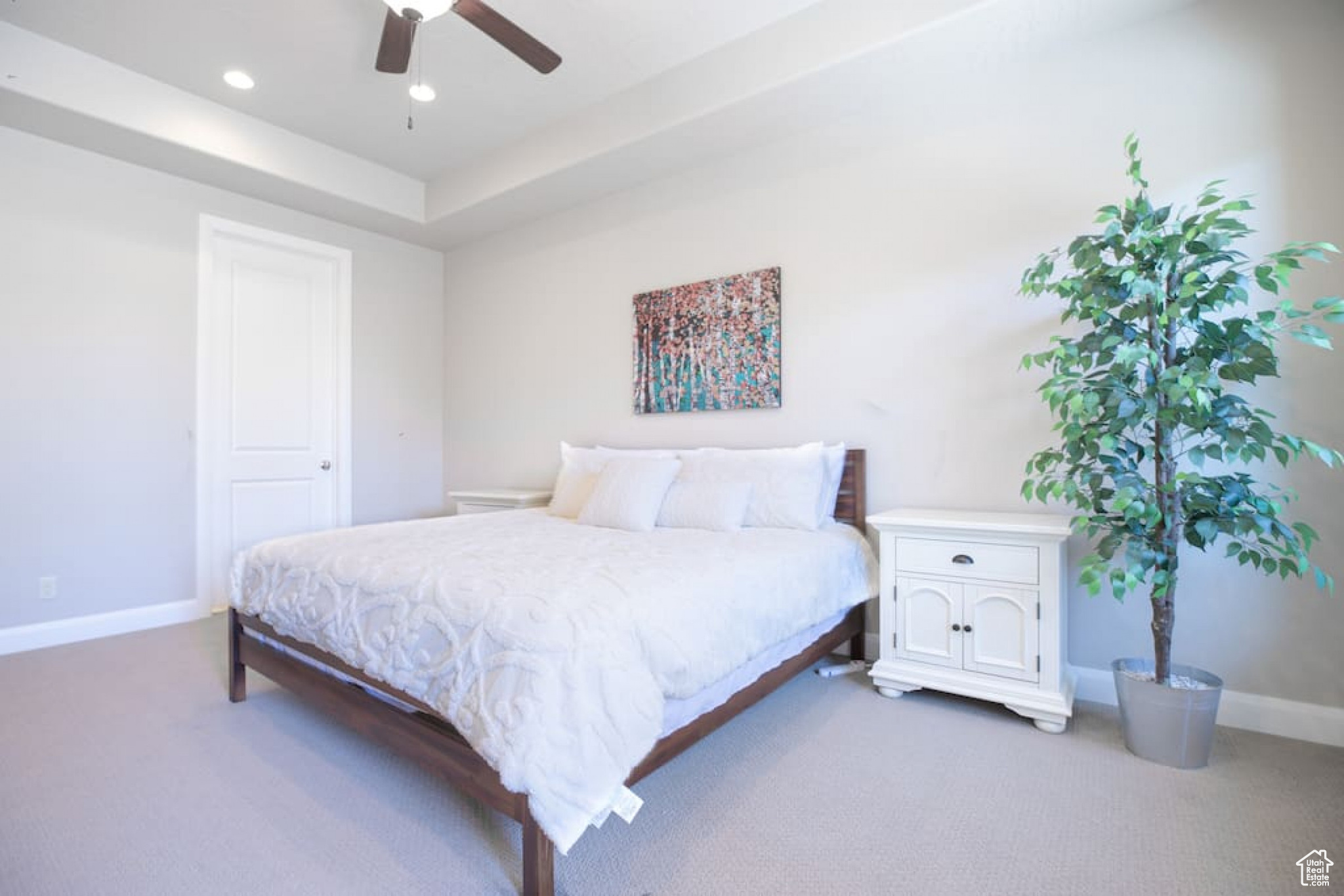 Carpeted Master bedroom