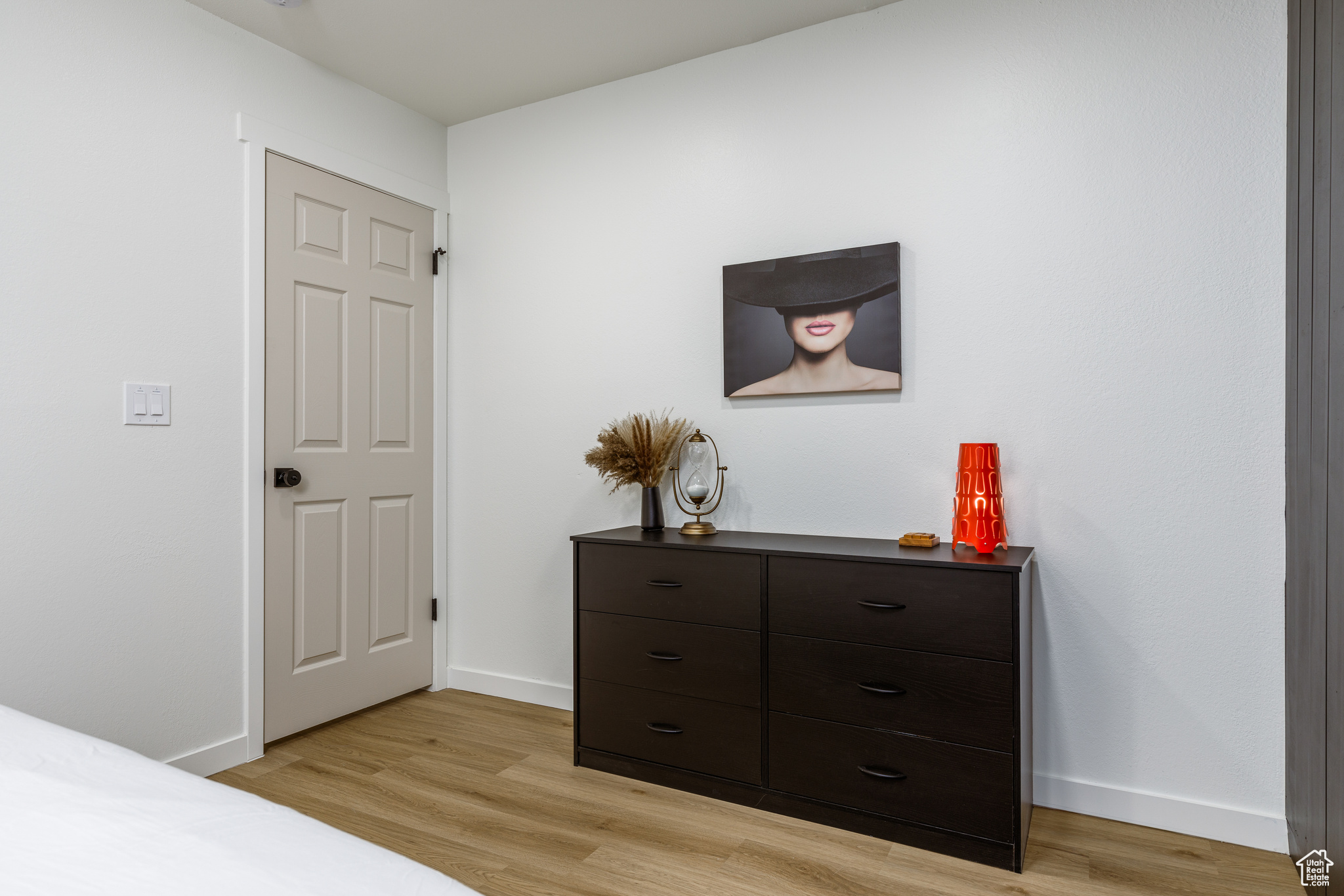 Bedroom featuring light hardwood / wood-style floors