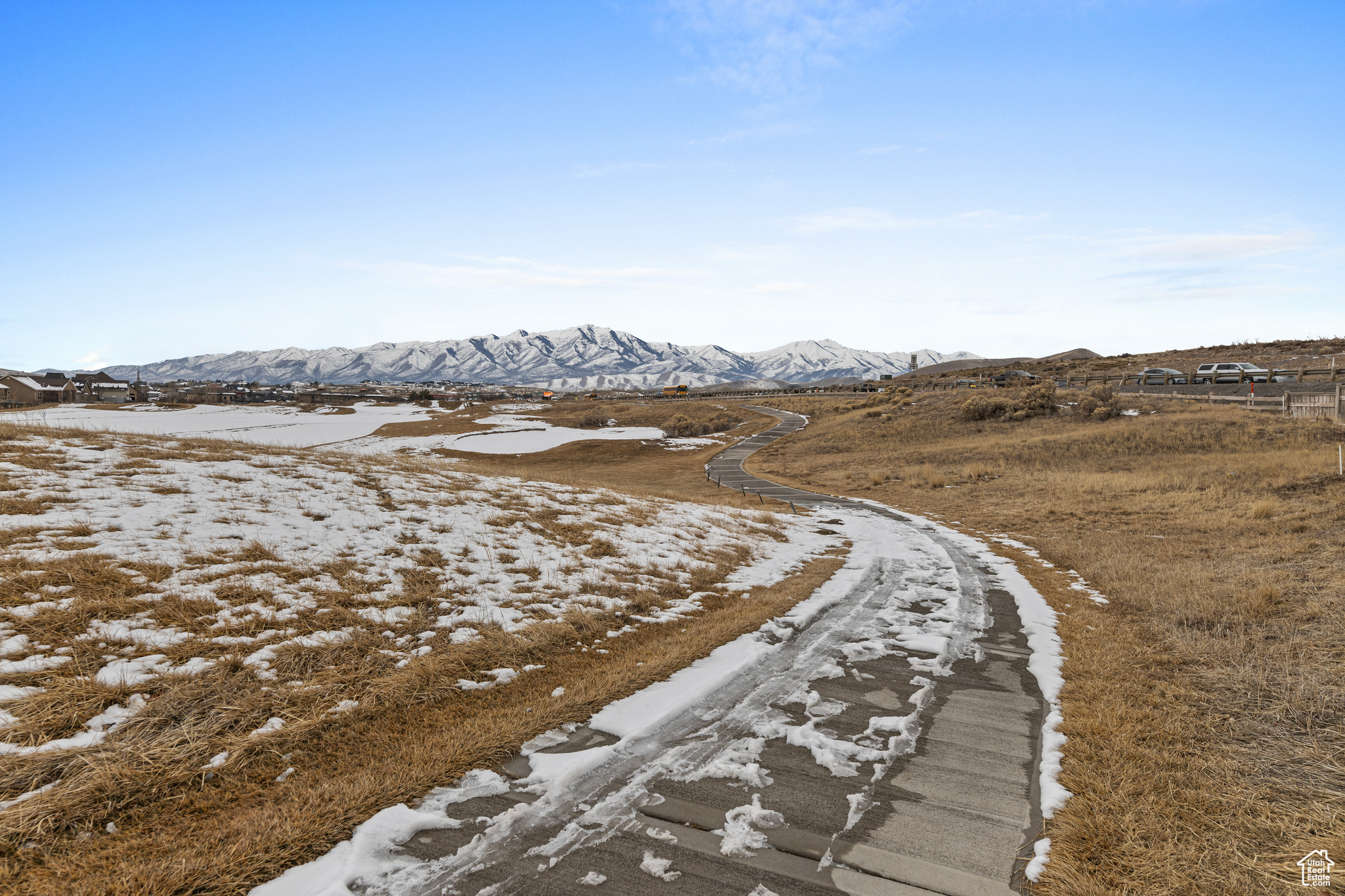 Mountain view and The Ranches Golf Course behind property