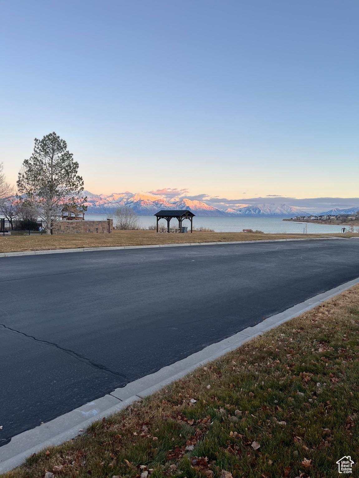 View of street featuring a mountain view