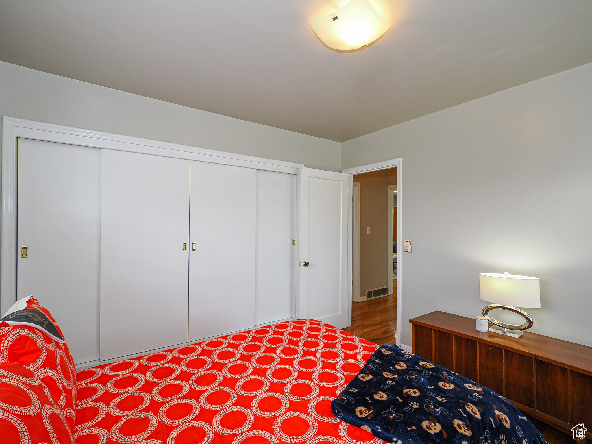 Bedroom with a closet