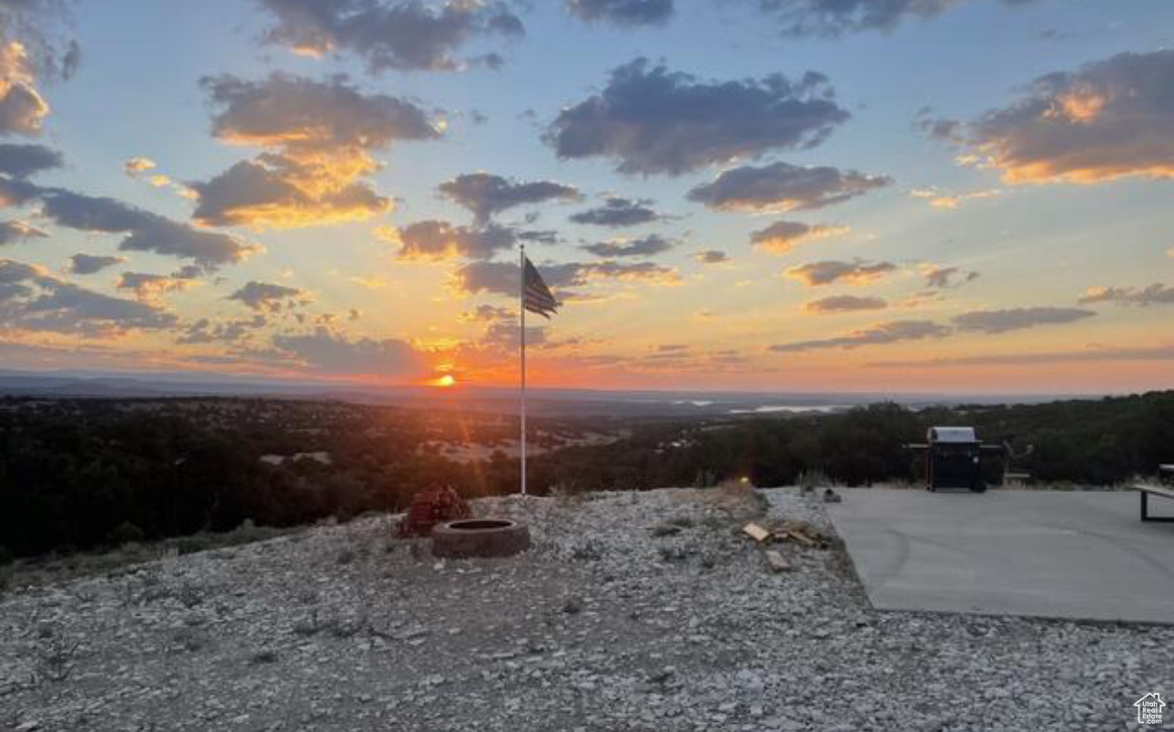 View of nature at dusk