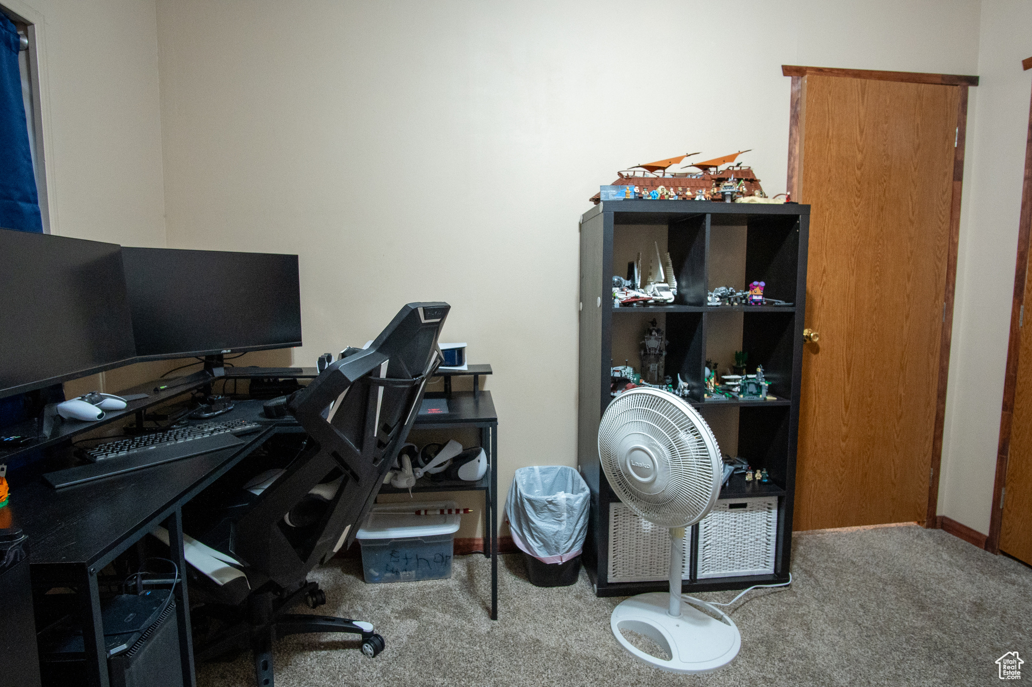 View of carpeted office