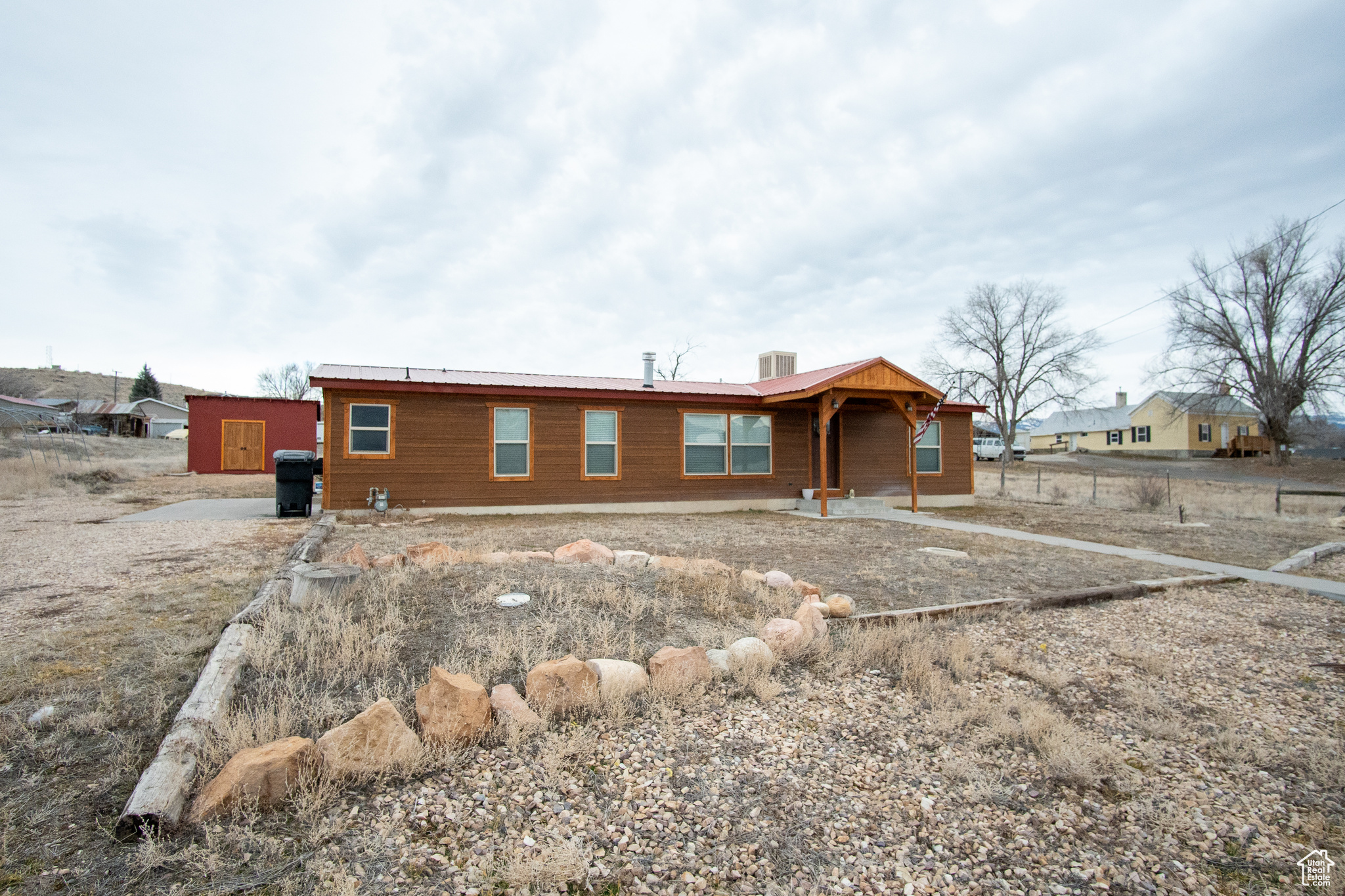 View of rear view of property