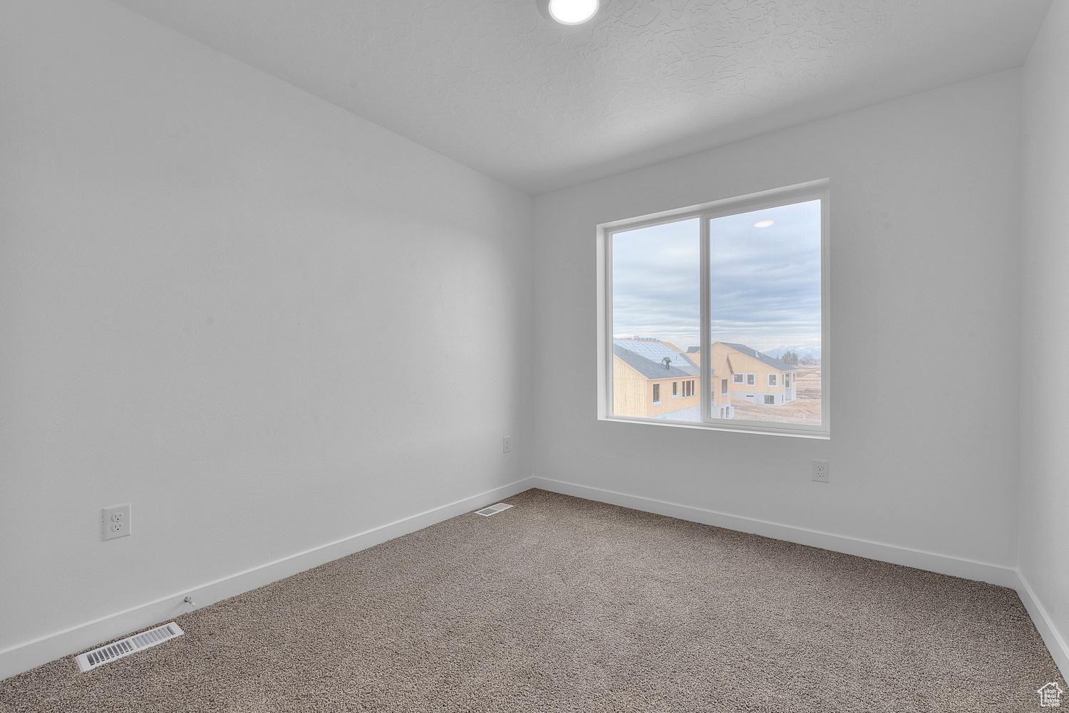 Empty room featuring carpet floors
