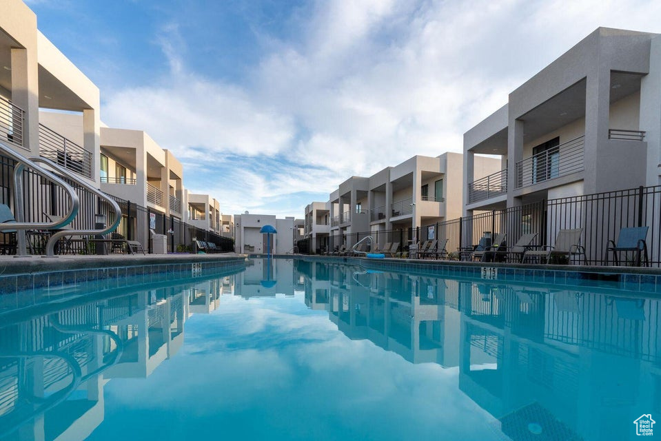 View of pool