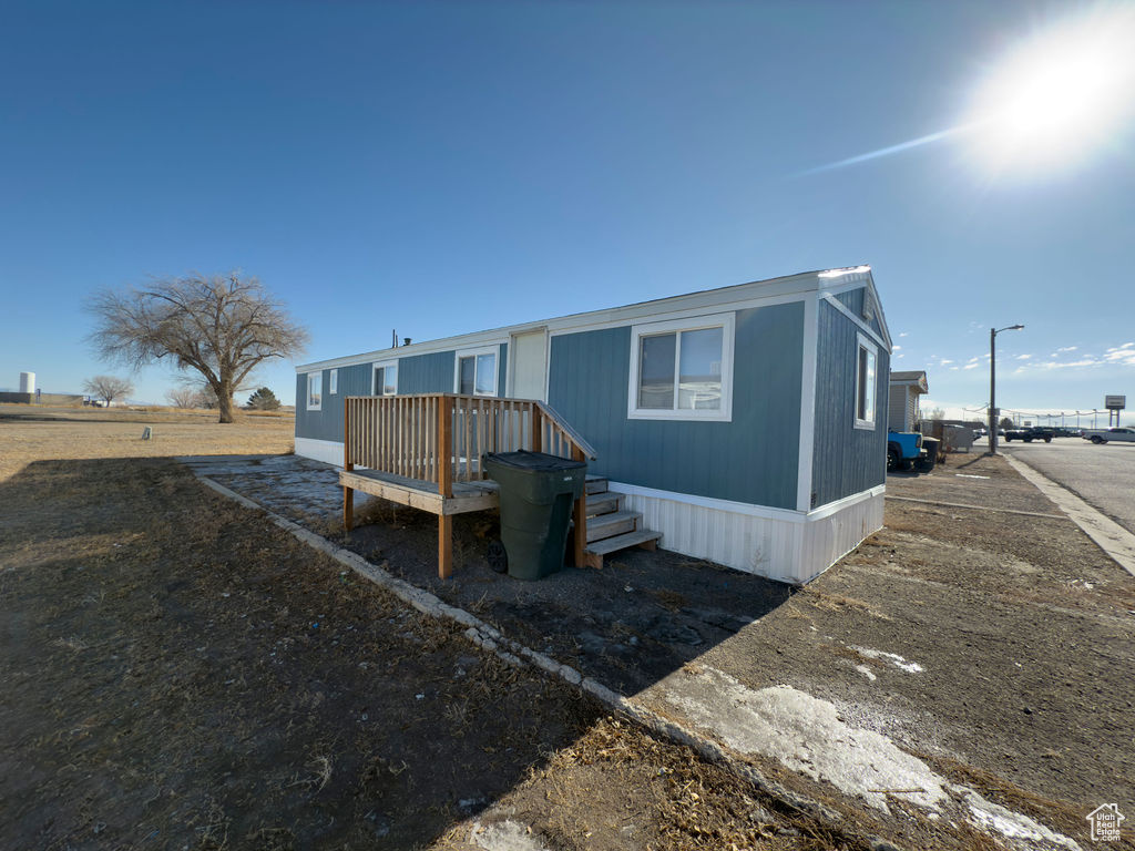 View of manufactured / mobile home