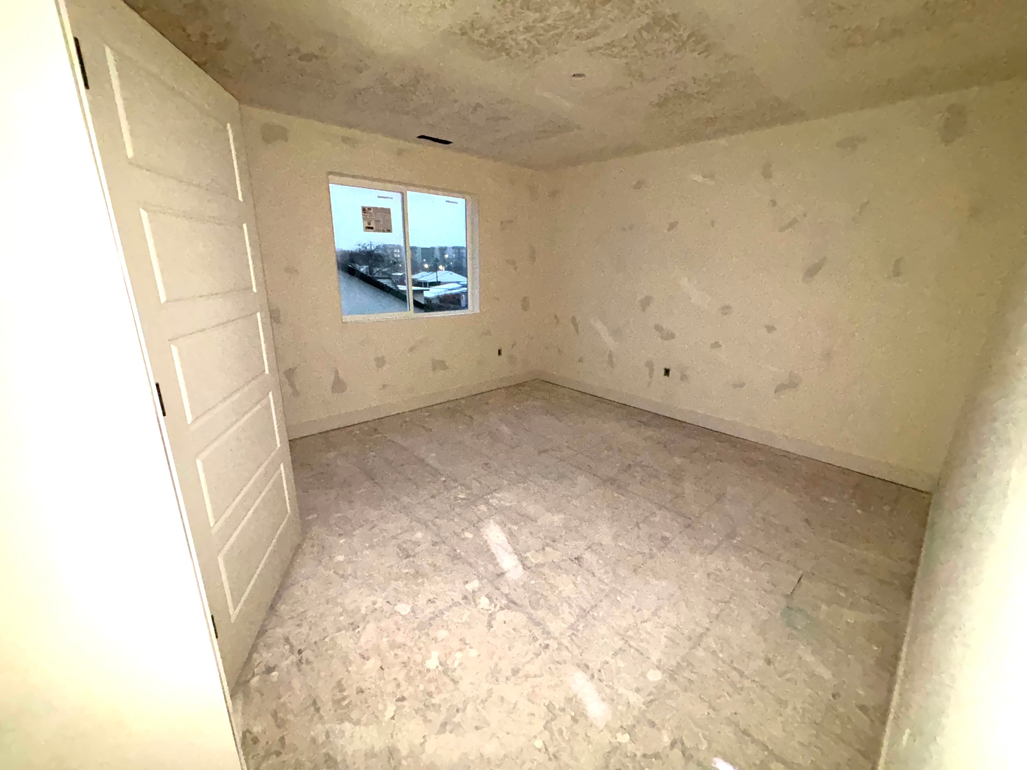 Empty room with baseboards