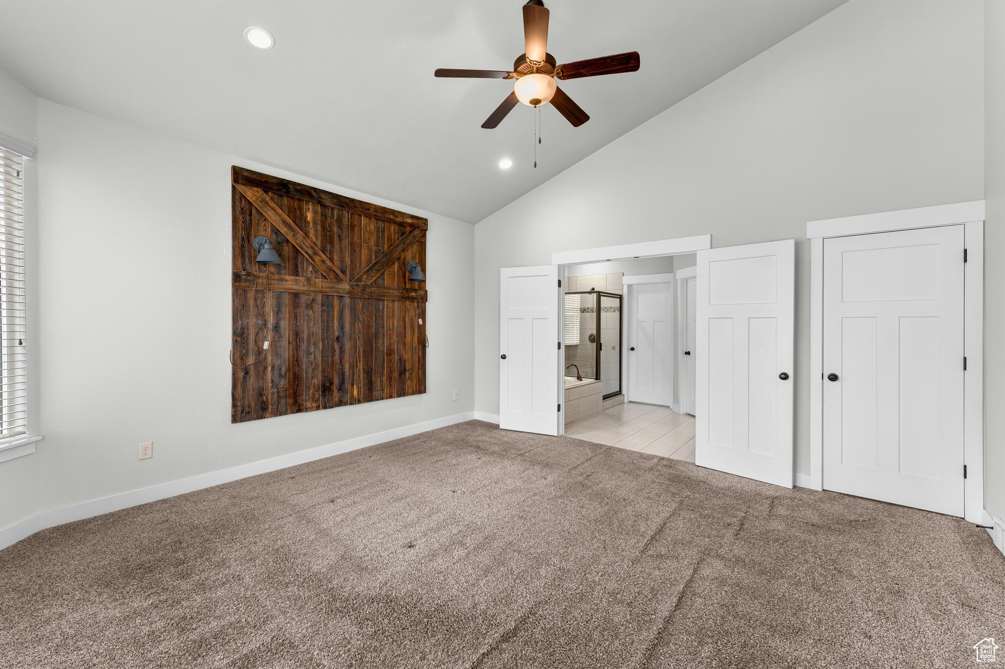 Massive master bedroom, headboard and lighting included