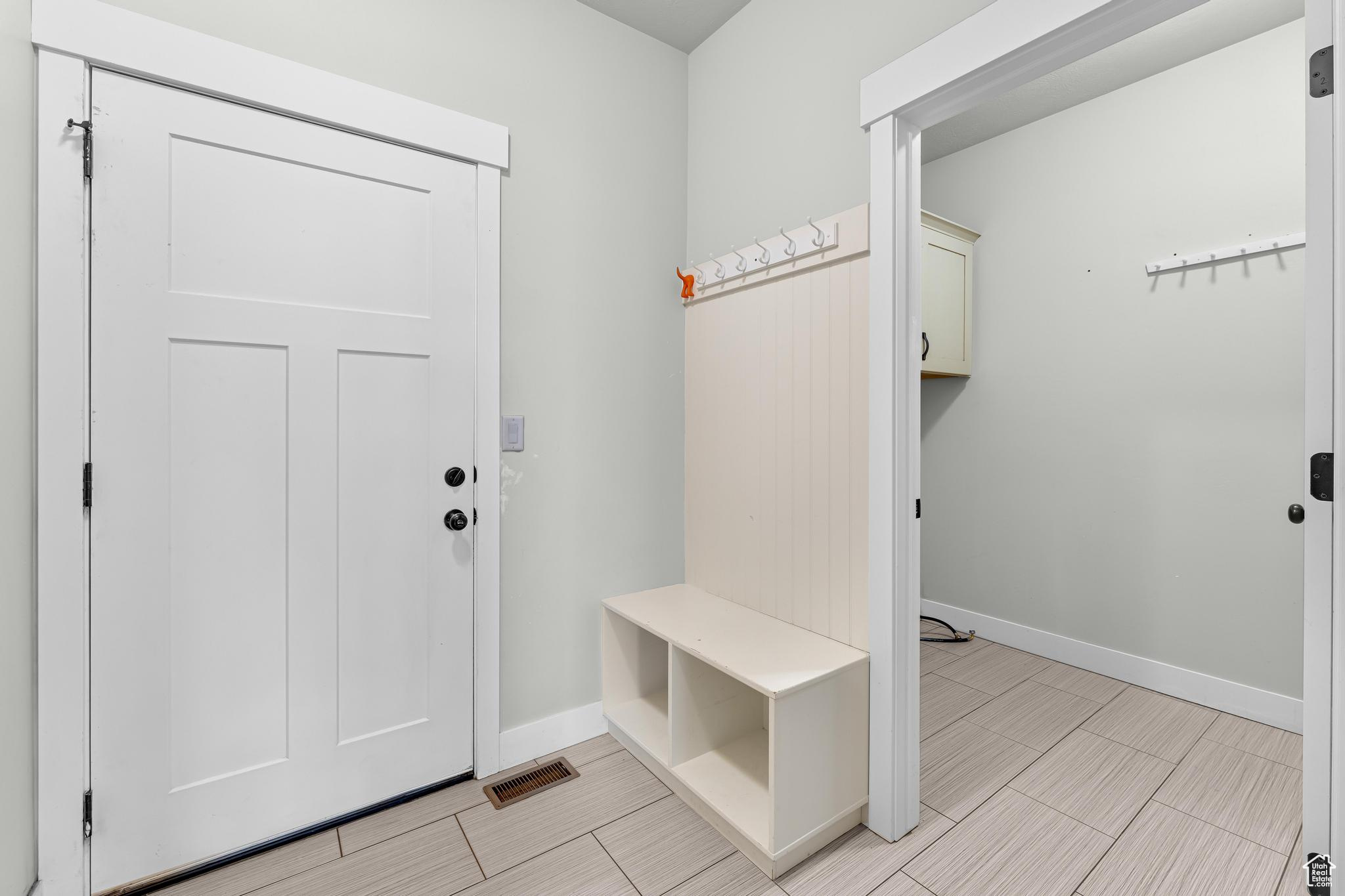 Matching modern doors throughout home