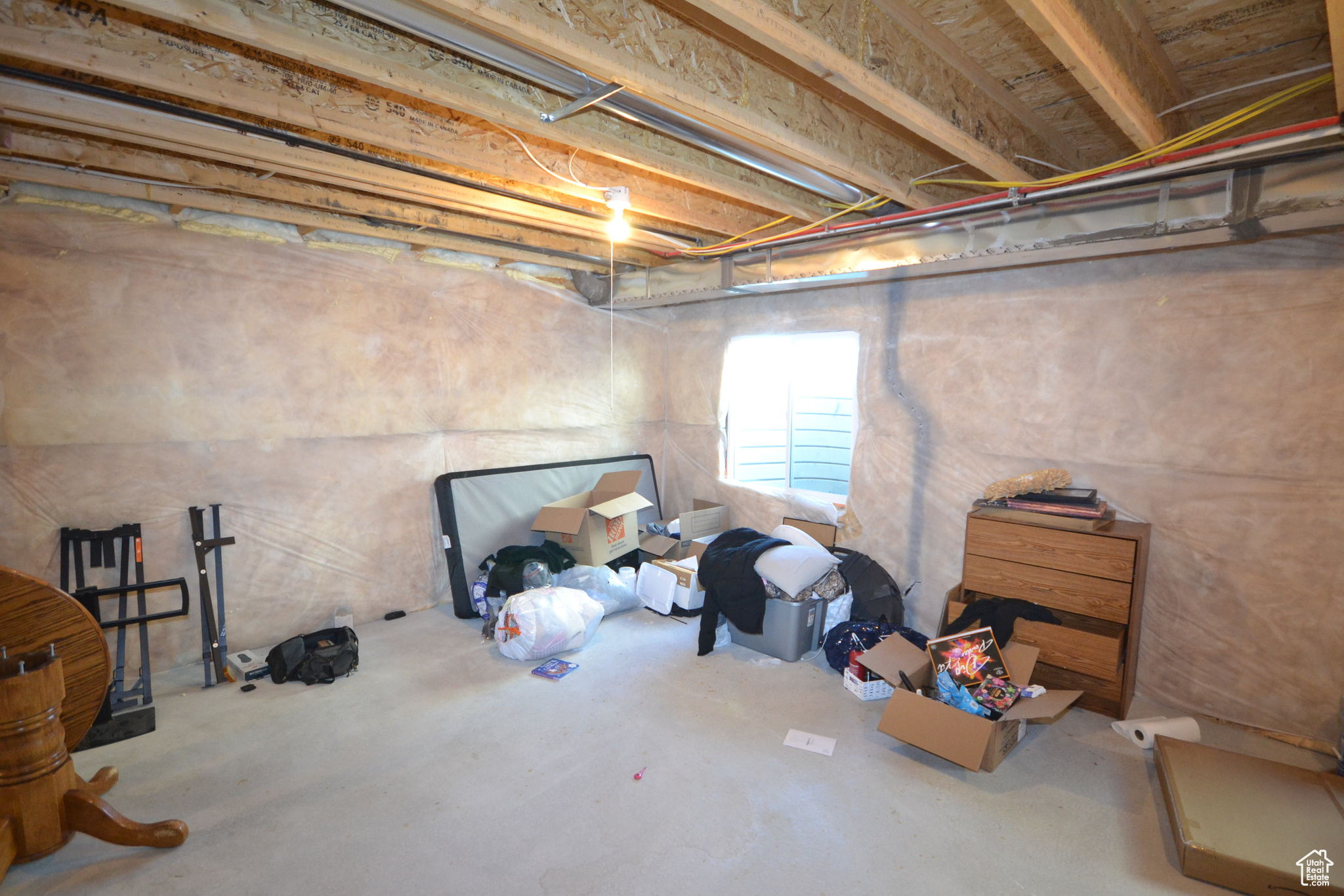 View of basement