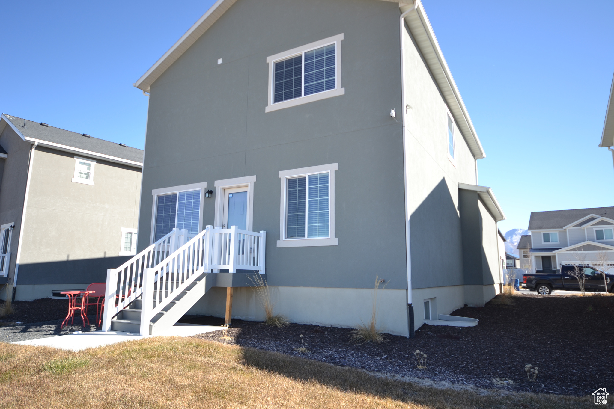 View of back of property