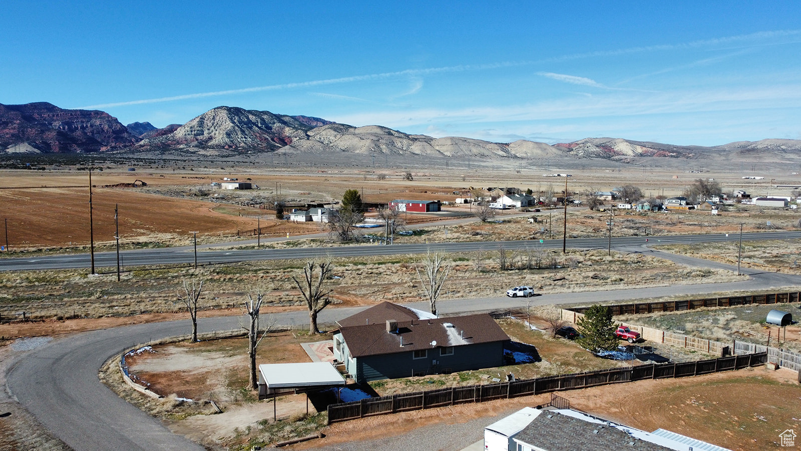 Exterior space with a rural view