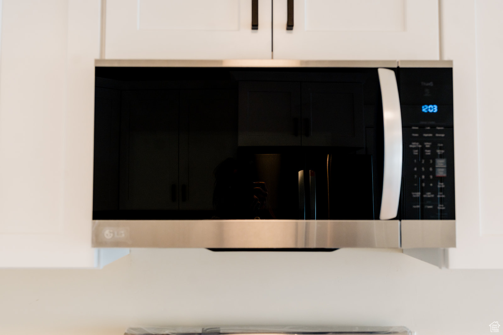 Details featuring white cabinets