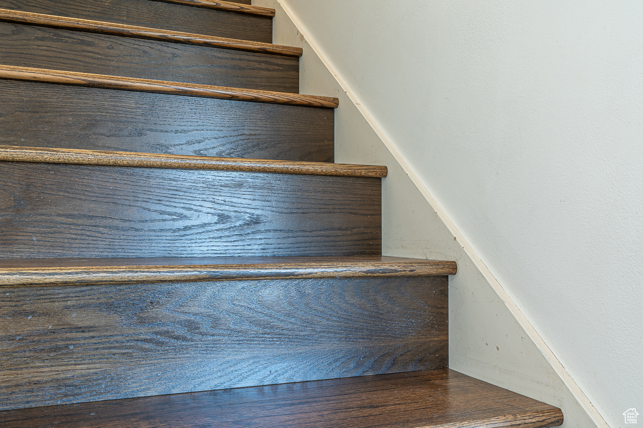 Staircase featuring handmade oak stairs