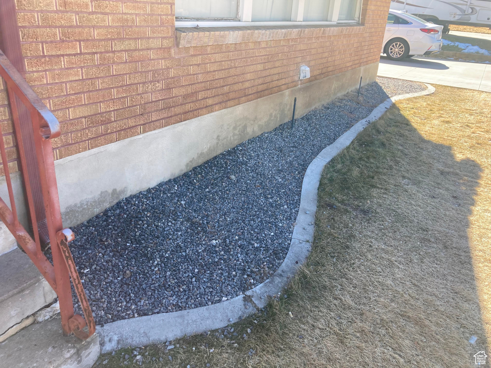 Details featuring brick siding