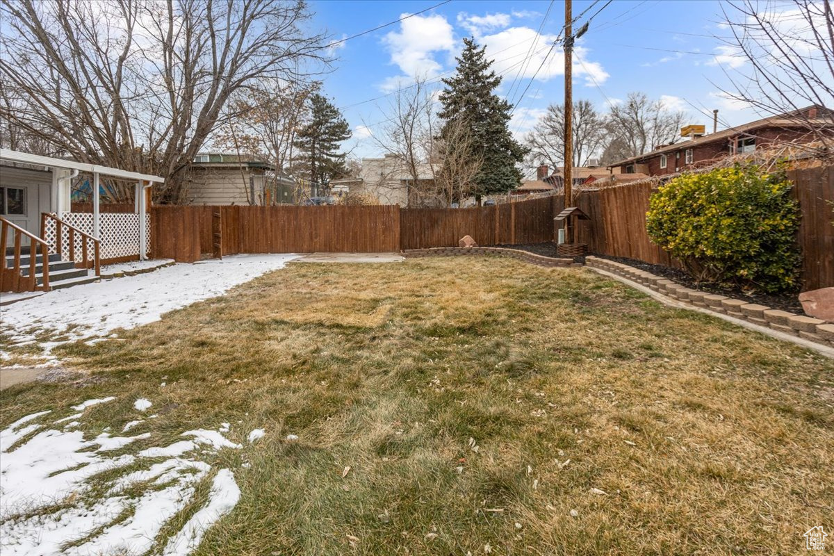 View of yard