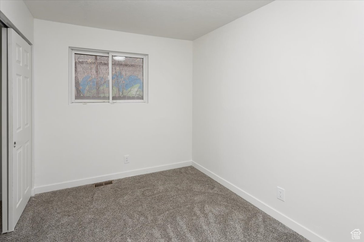 Spare room with carpet flooring