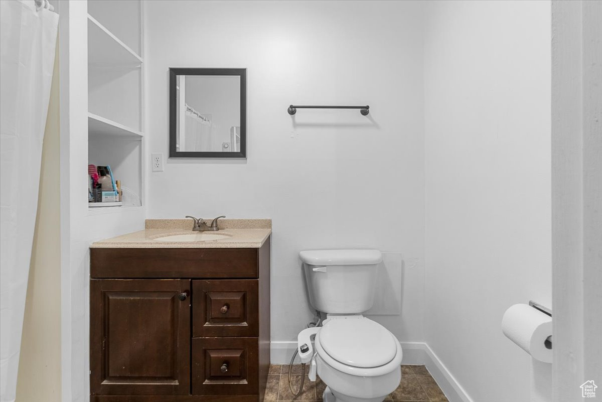 Master Bathroom featuring vanity and toilet