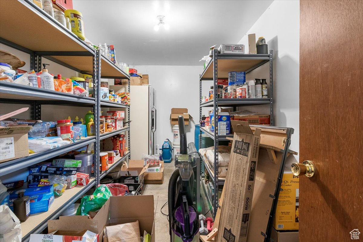 View of storage room