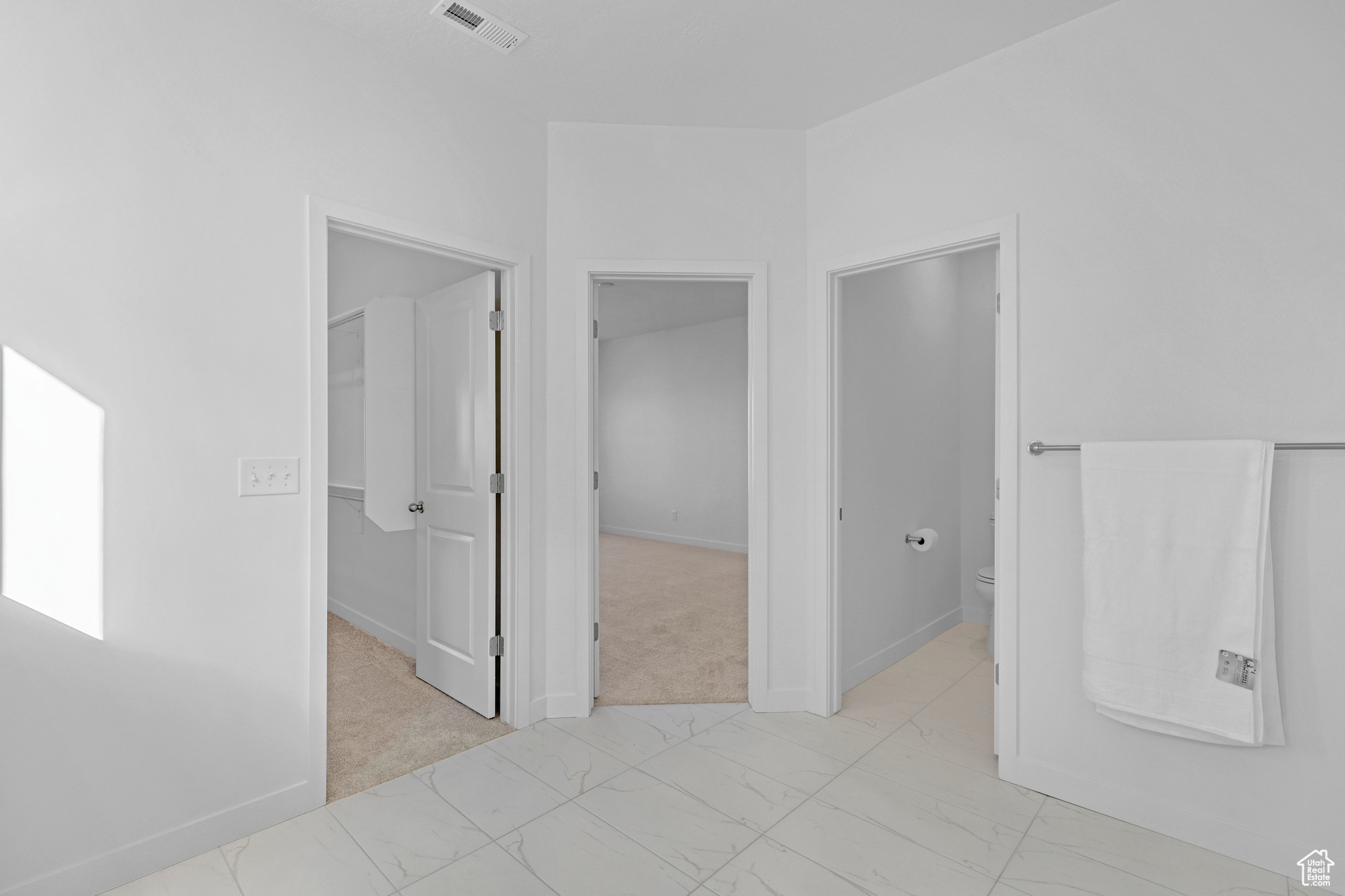 Interior space featuring toilet