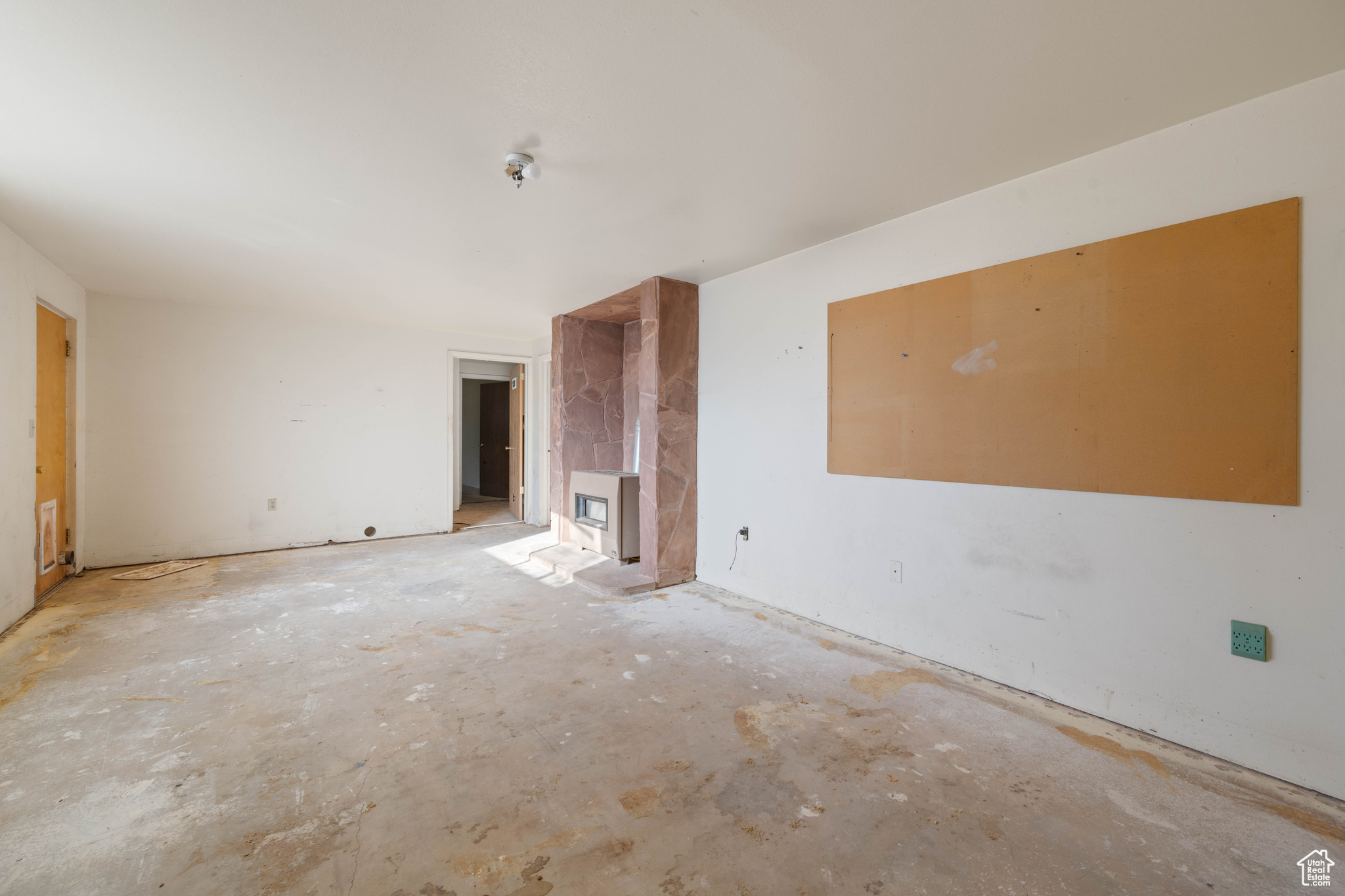 View of unfurnished living room