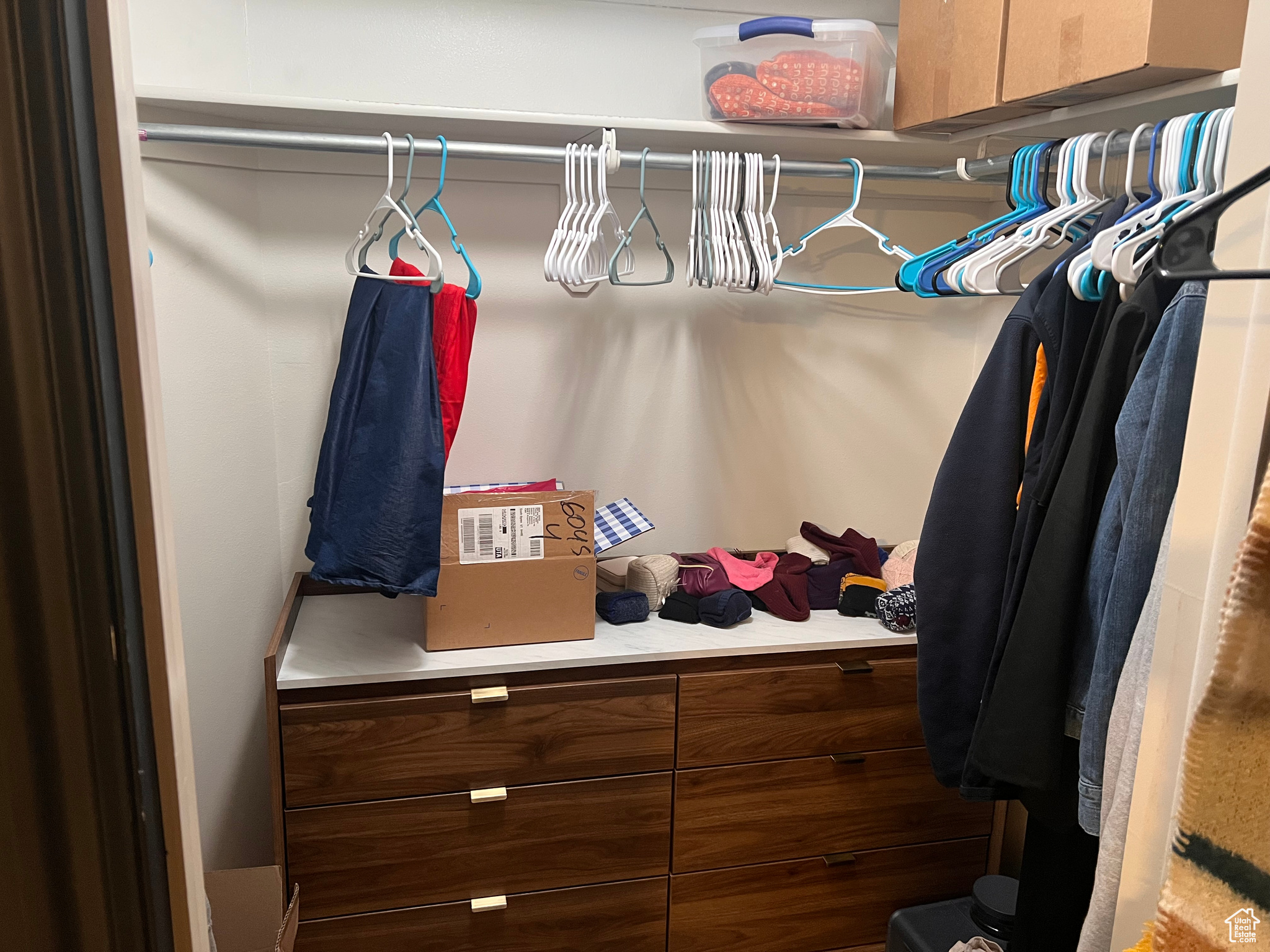 View of spacious closet