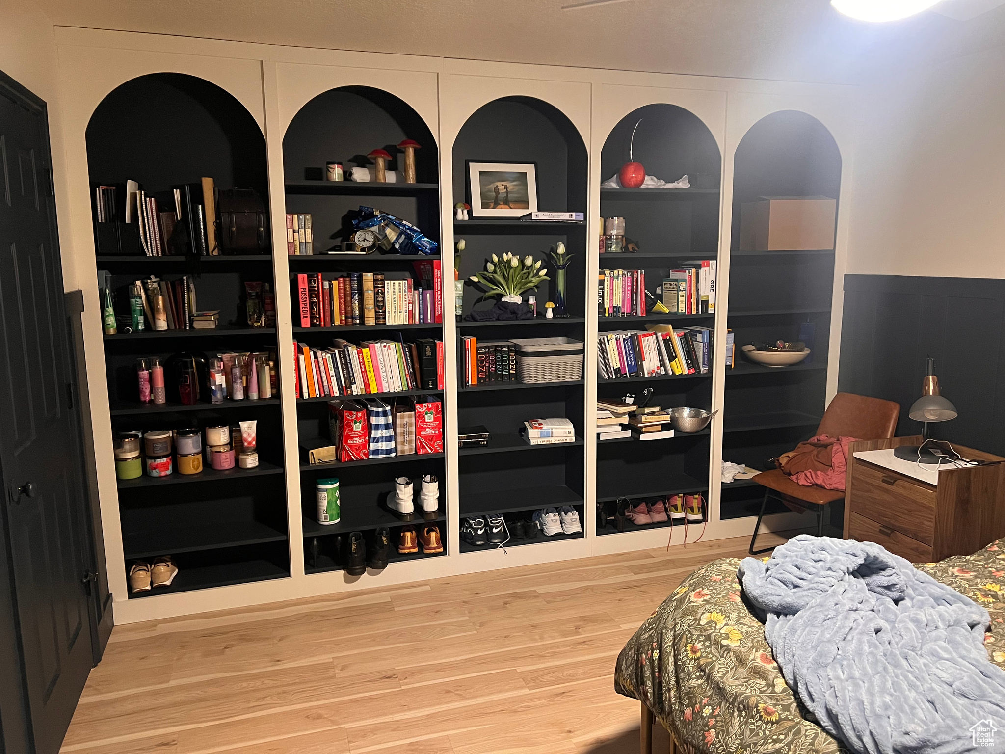 Bedroom featuring light hardwood / wood-style flooring