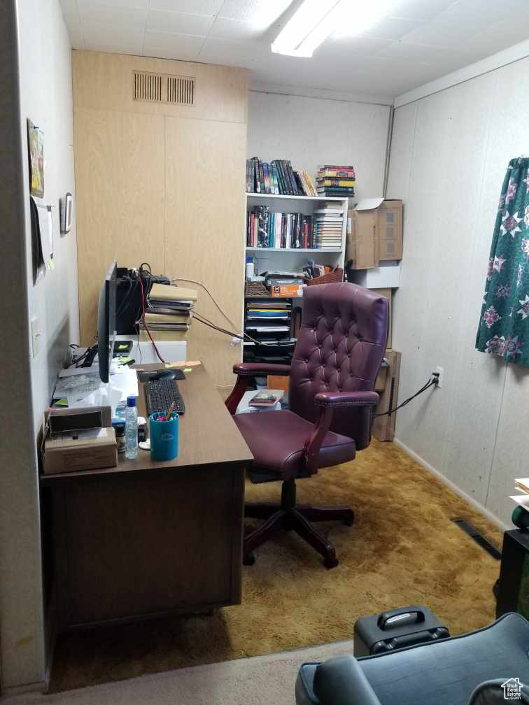 Office space with visible vents