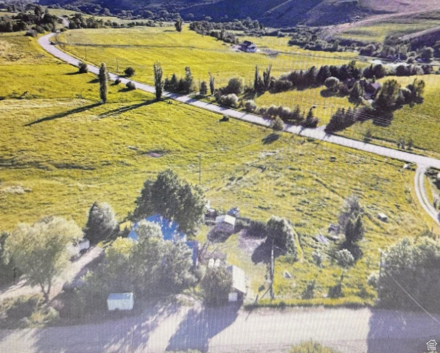 Bird's eye view with a rural view
