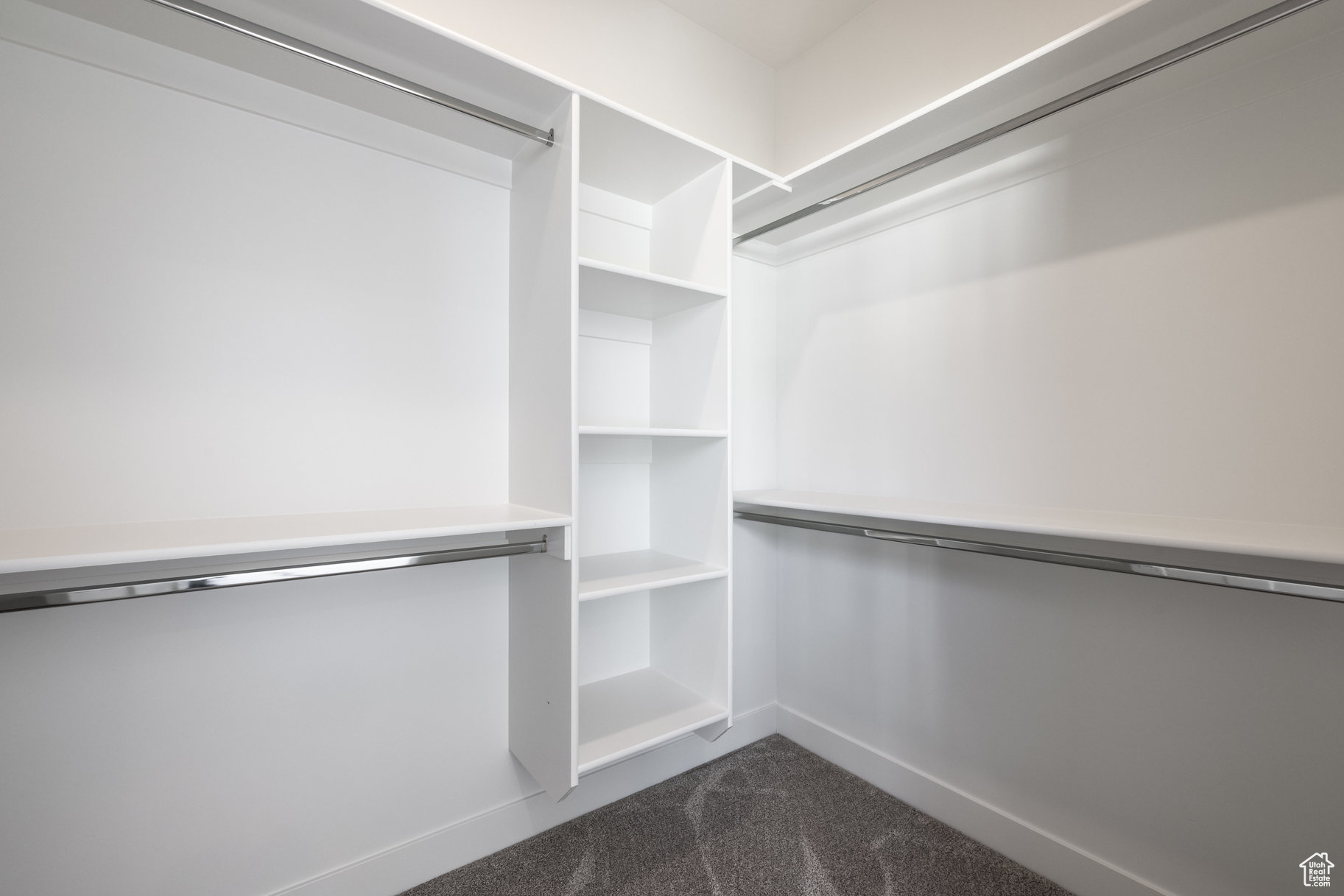 Walk in closet featuring carpet