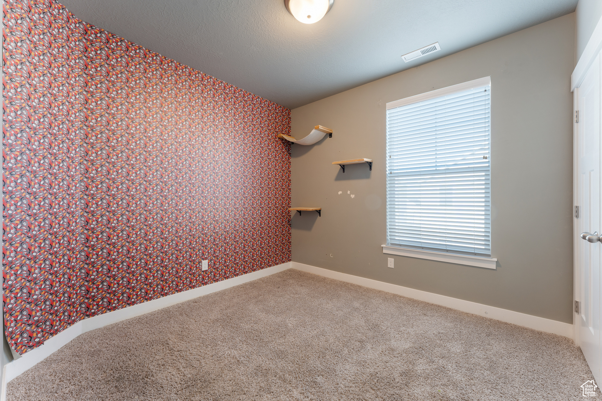 Spare room featuring carpet floors
