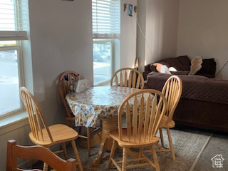 Dining area featuring plenty of natural light