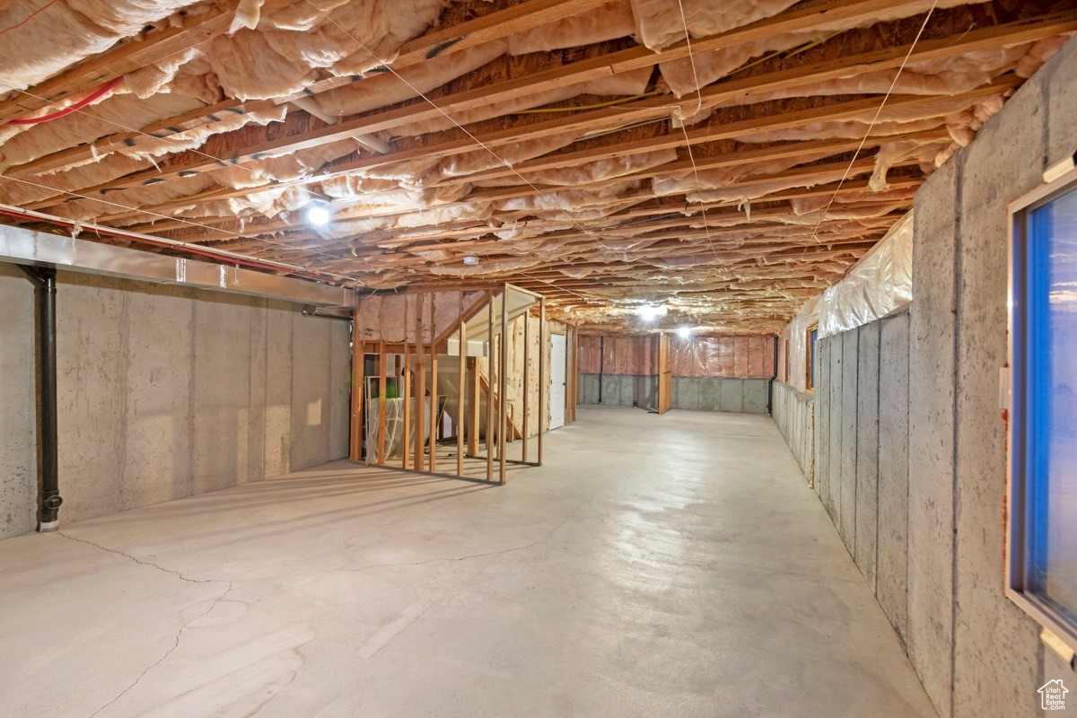 View of basement