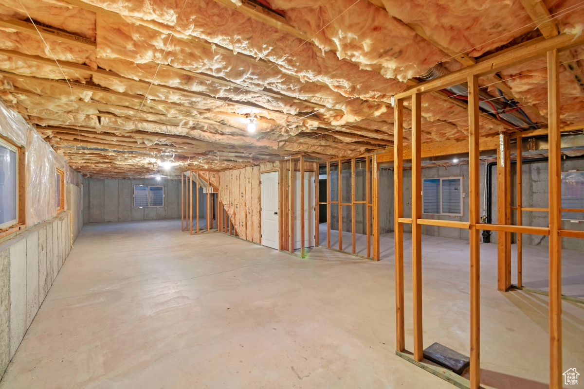 View of basement