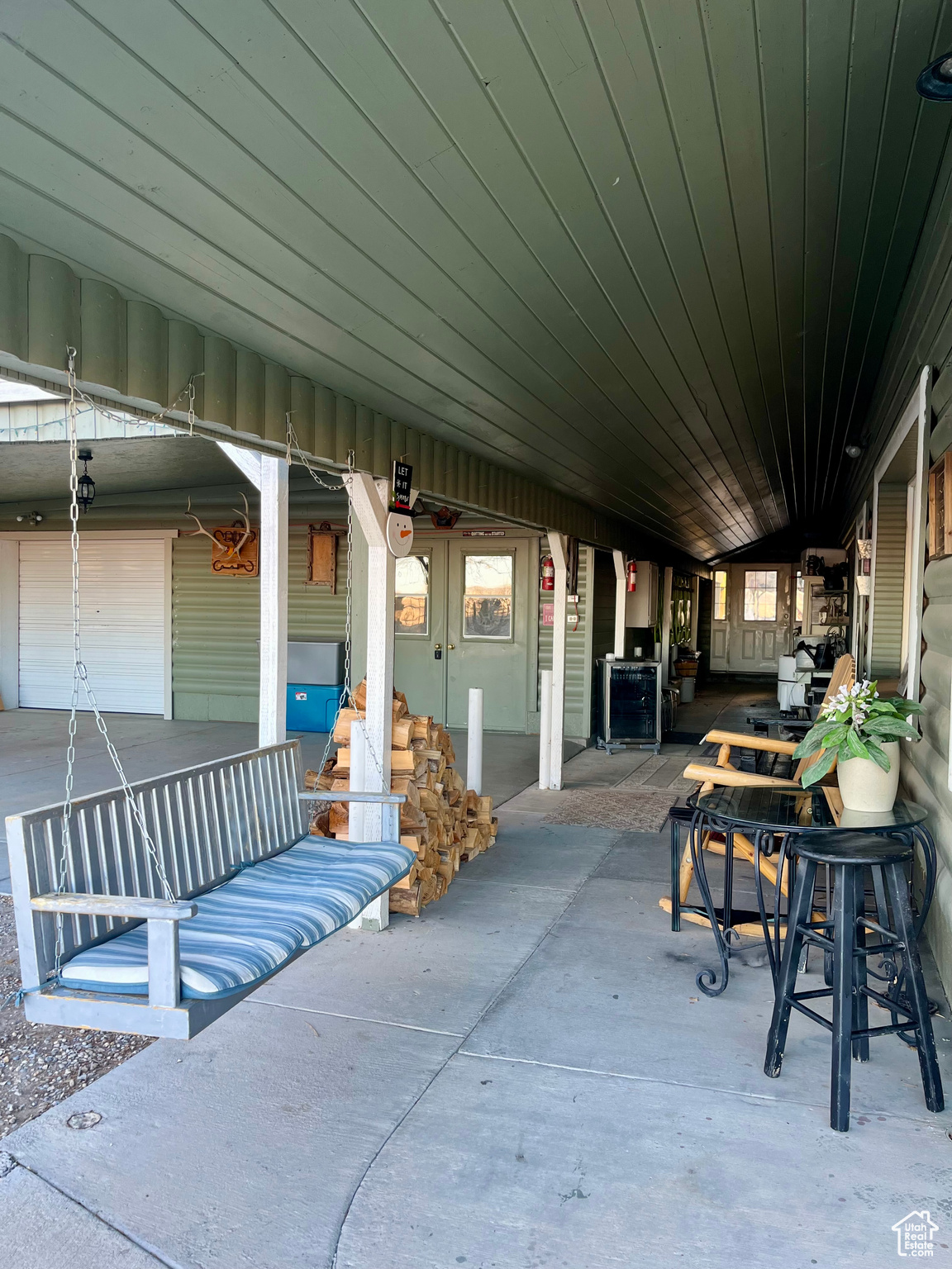View of patio