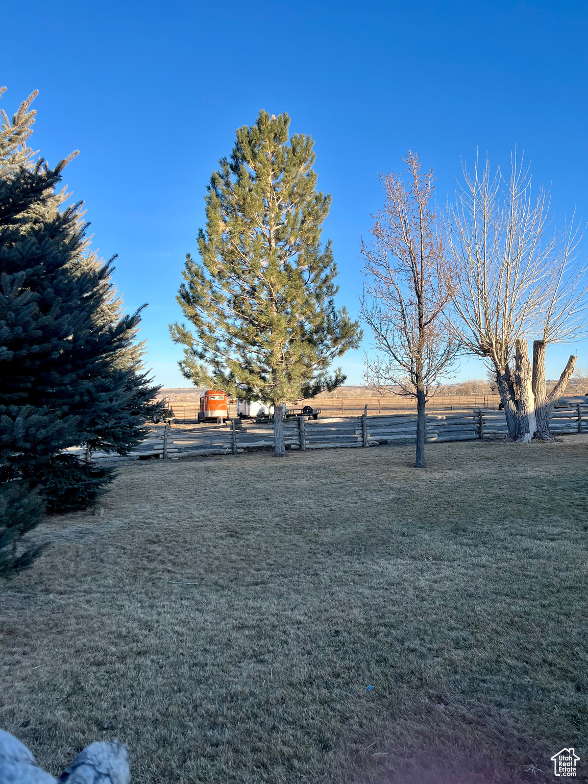 View of yard featuring a rural view