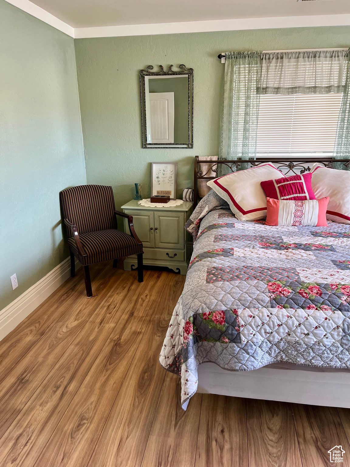Bedroom featuring hardwood / wood-style floors