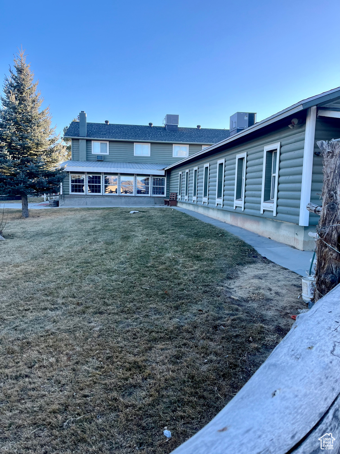 Front of home facing the Large living room.