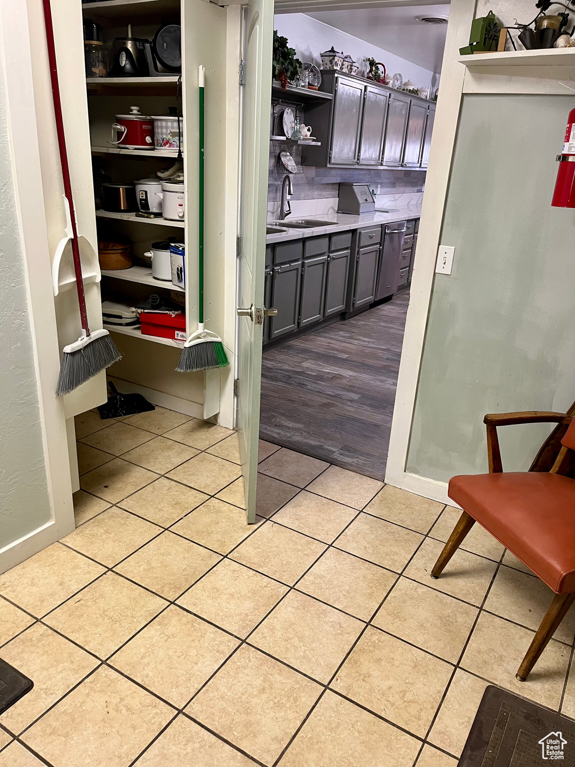 Pantry featuring sink