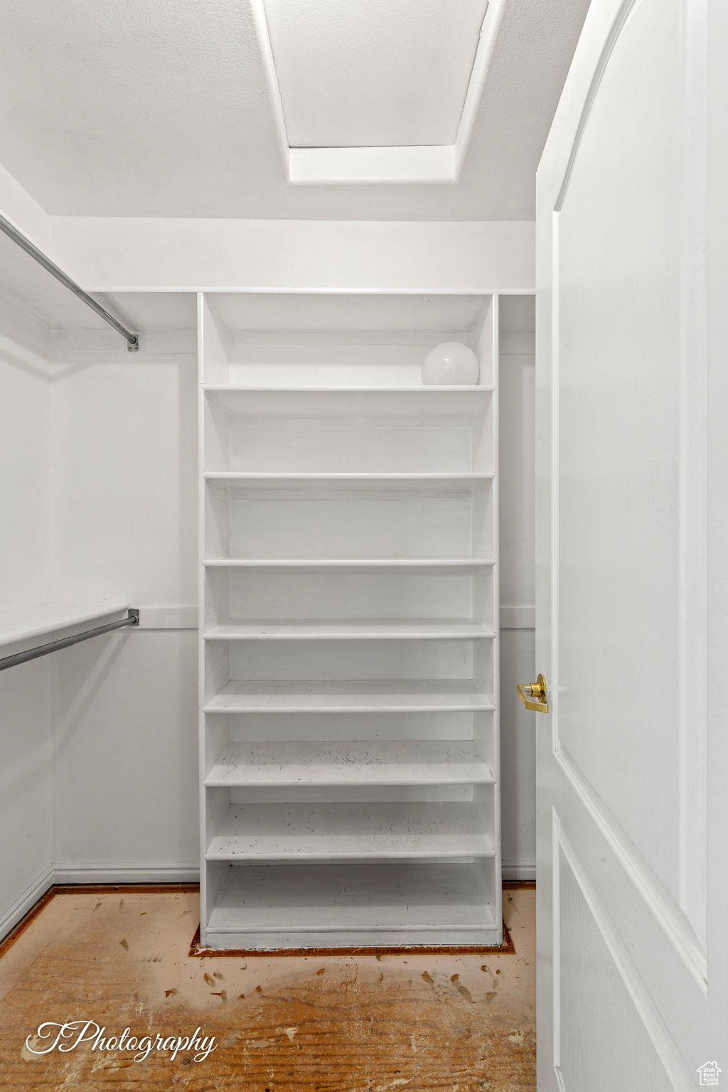 View of spacious closet