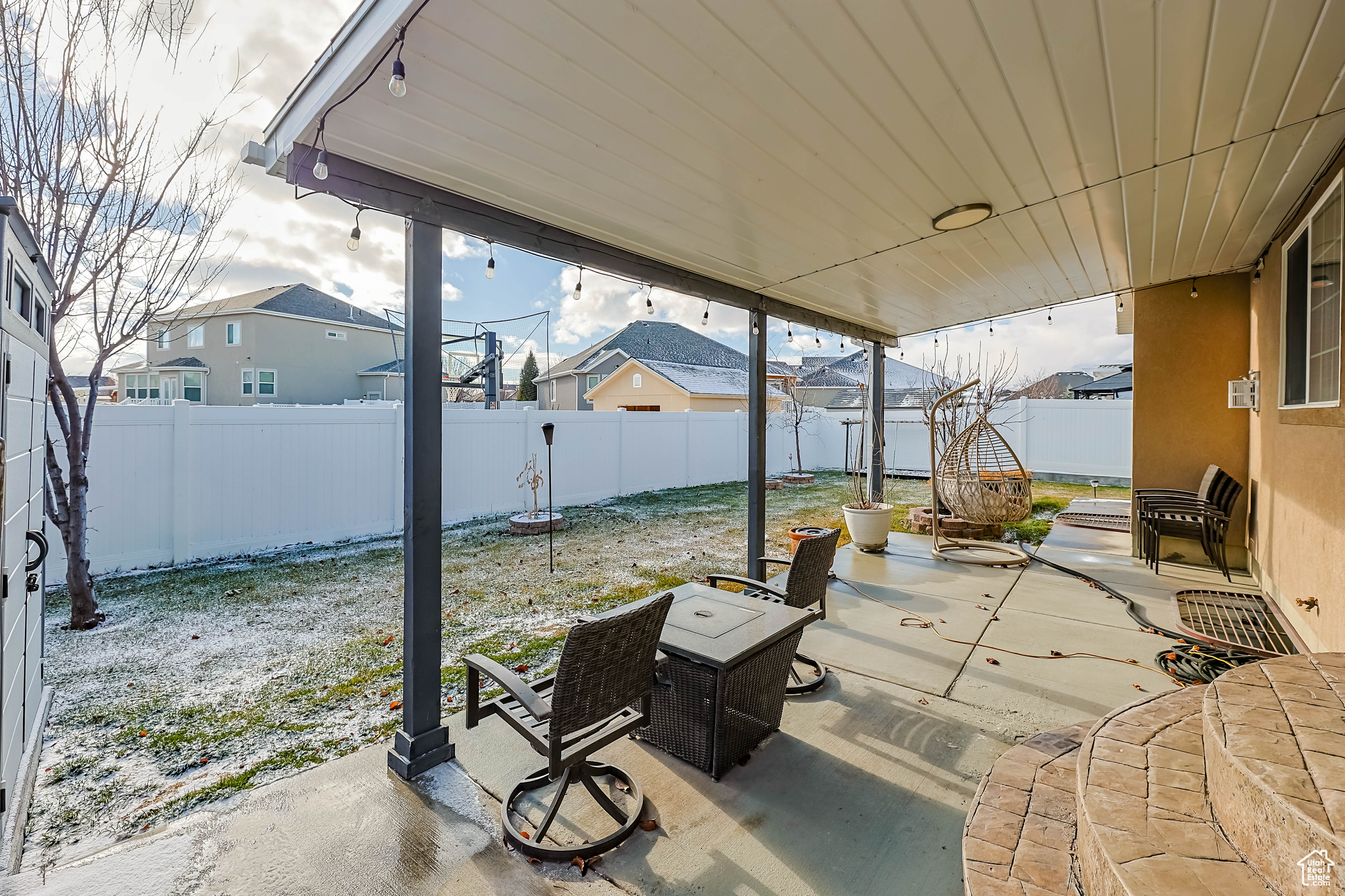 View of patio