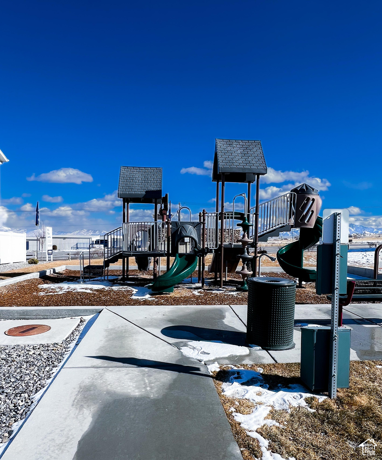 View of jungle gym