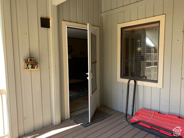 View of entrance to property