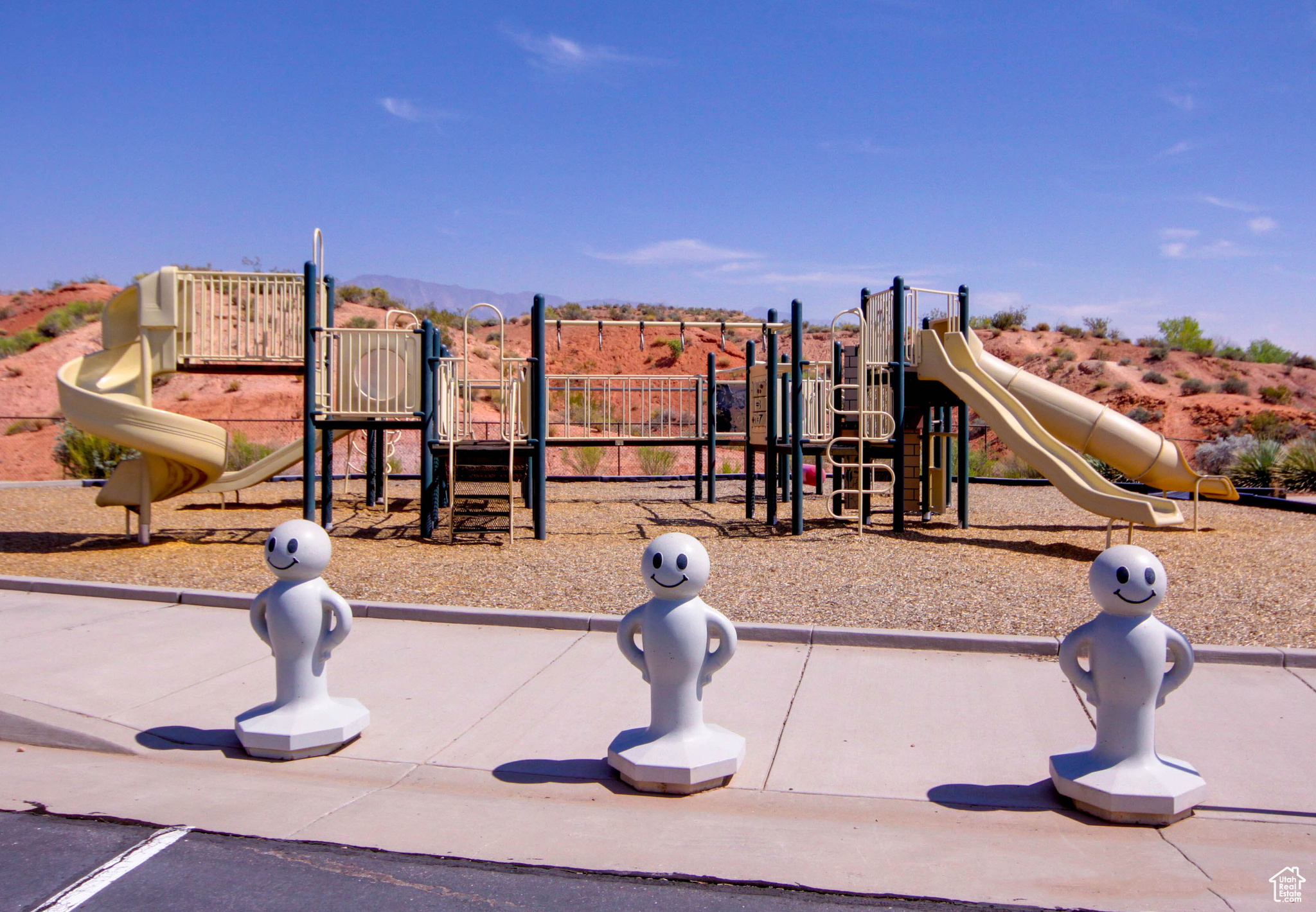 View of jungle gym