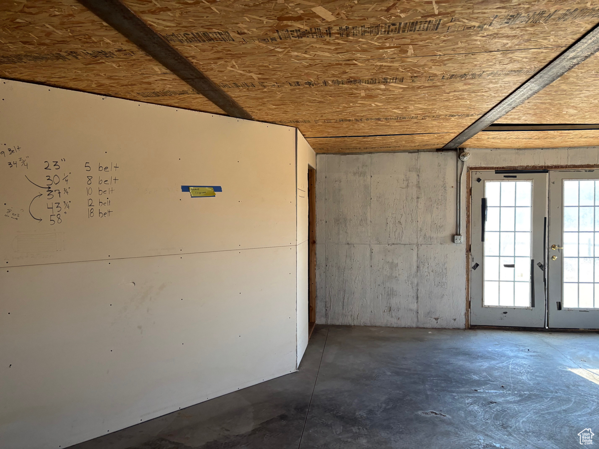 Unfinished basement