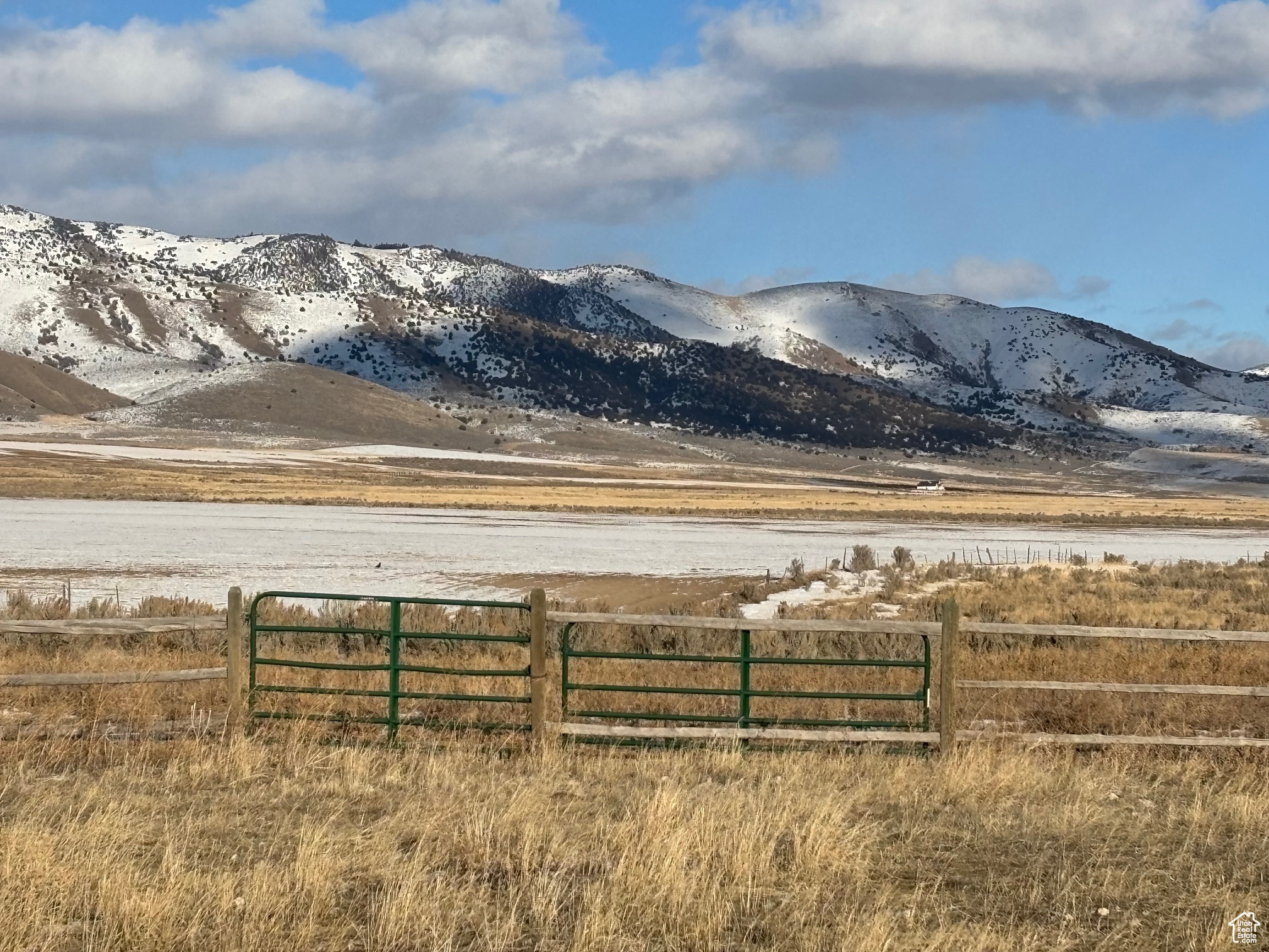 View of mountain feature with a rural view